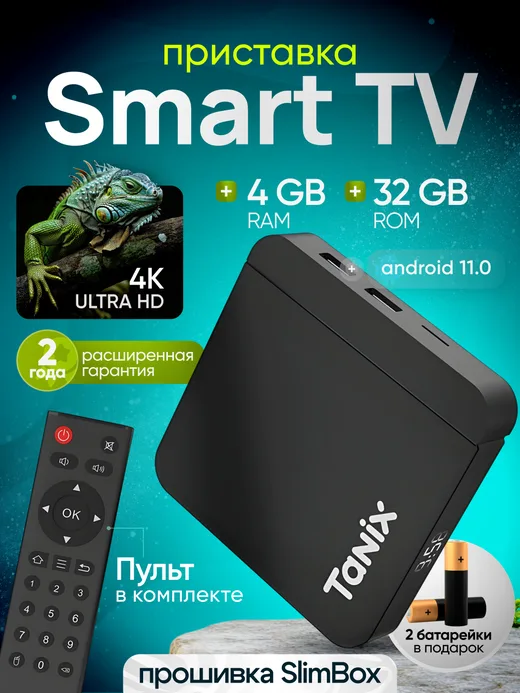 Смарт приставка Tanix W2